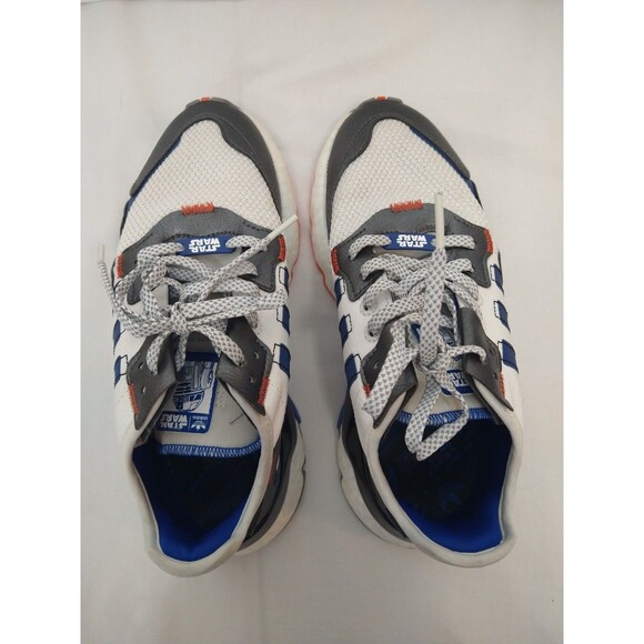 Adidas Nite Jogger X Star Wars R2D2 White Sneakers Shoes Size US 6 - Picture 4 of 15